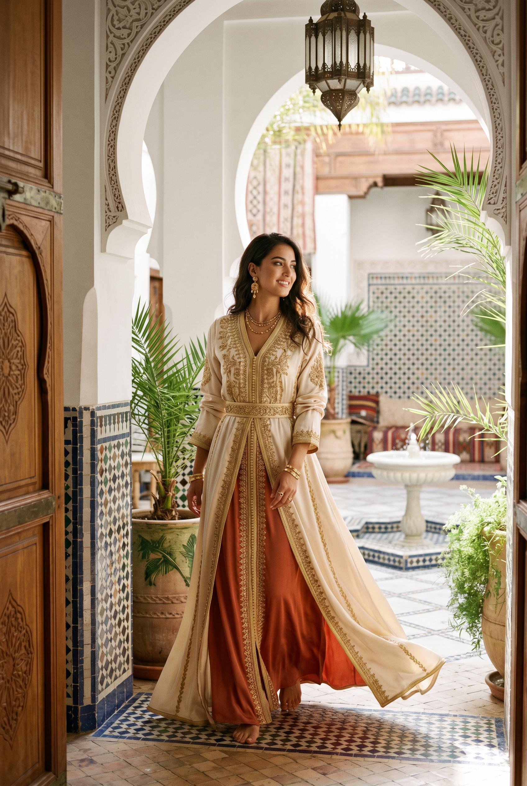 Caftan de haute couture Diamonalle